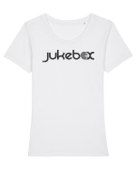 jukebox Tricou mânecă scurtă guler larg fitted Damă Expresser