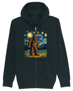 Stary Night Bigfoot Hanorac cu fermoar Unisex Connector
