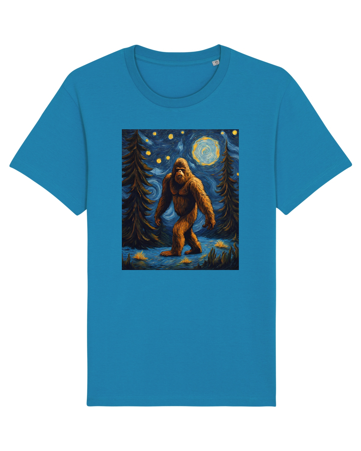 Tricou mânecă scurtă Unisex Rocker Azur