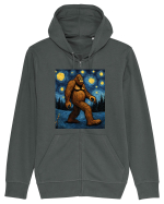 Stary Night Bigfoot Hanorac cu fermoar Unisex Connector