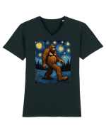 Stary Night Bigfoot Tricou mânecă scurtă guler V Bărbat Presenter