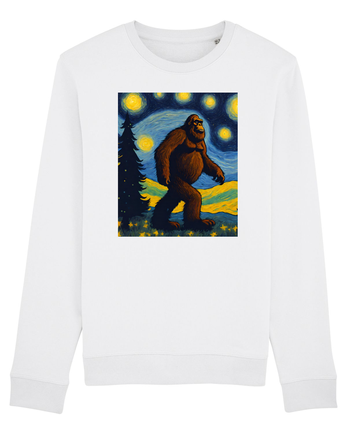 Bluză mânecă lungă Unisex Rise White