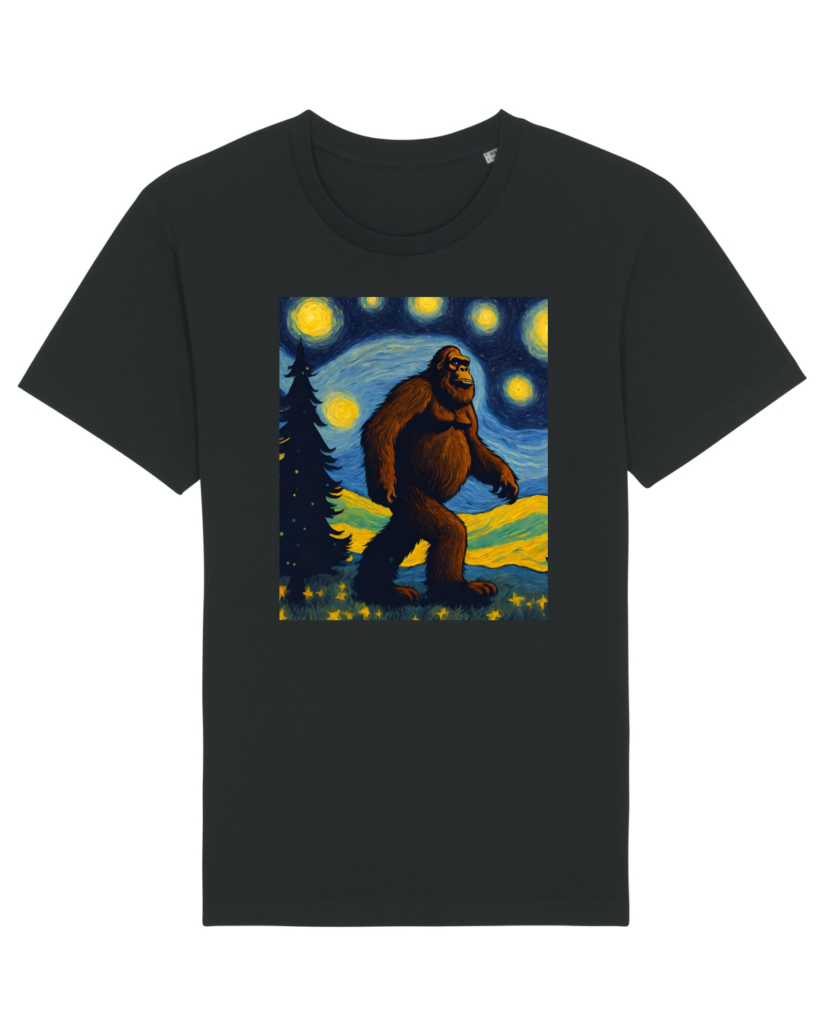 Tricou mânecă scurtă Unisex Rocker Black