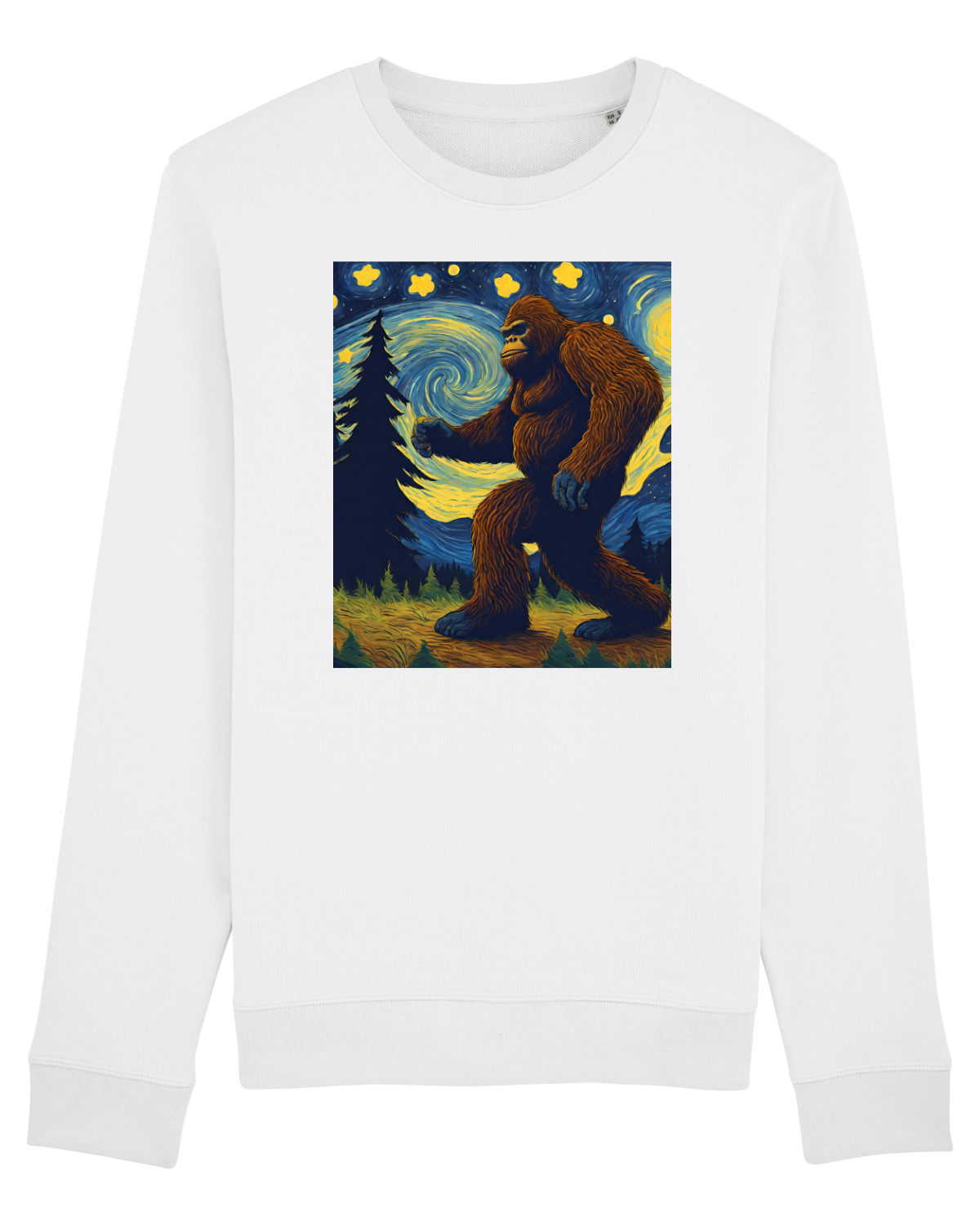 Bluză mânecă lungă Unisex Rise White