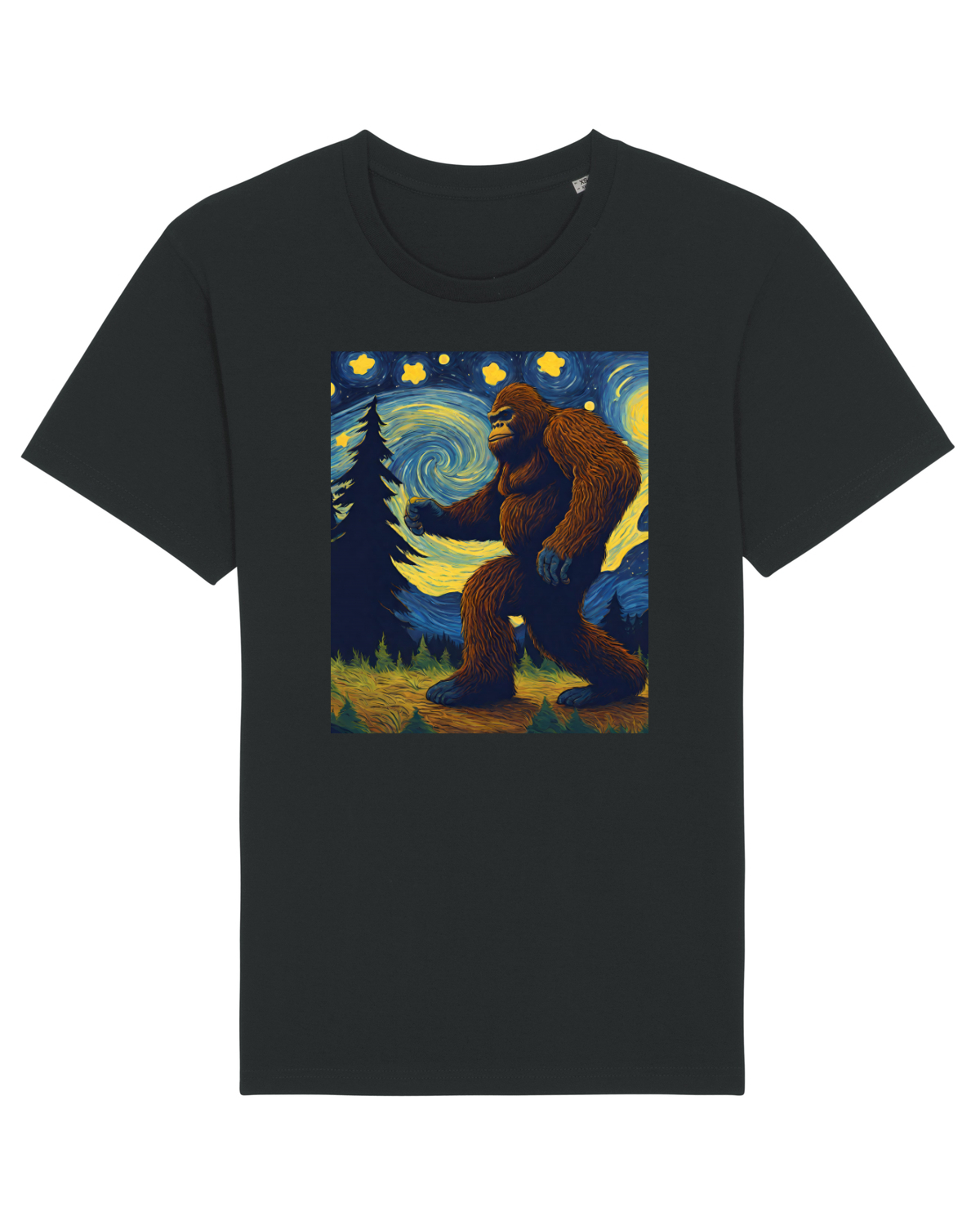 Tricou mânecă scurtă Unisex Rocker Black