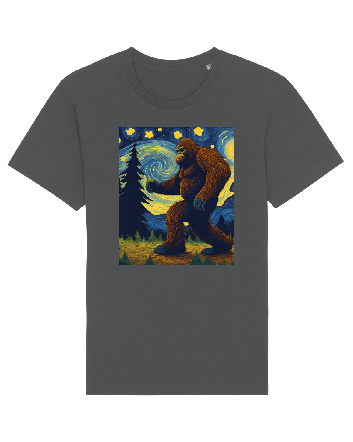 Tricou mânecă scurtă Unisex Rocker Anthracite