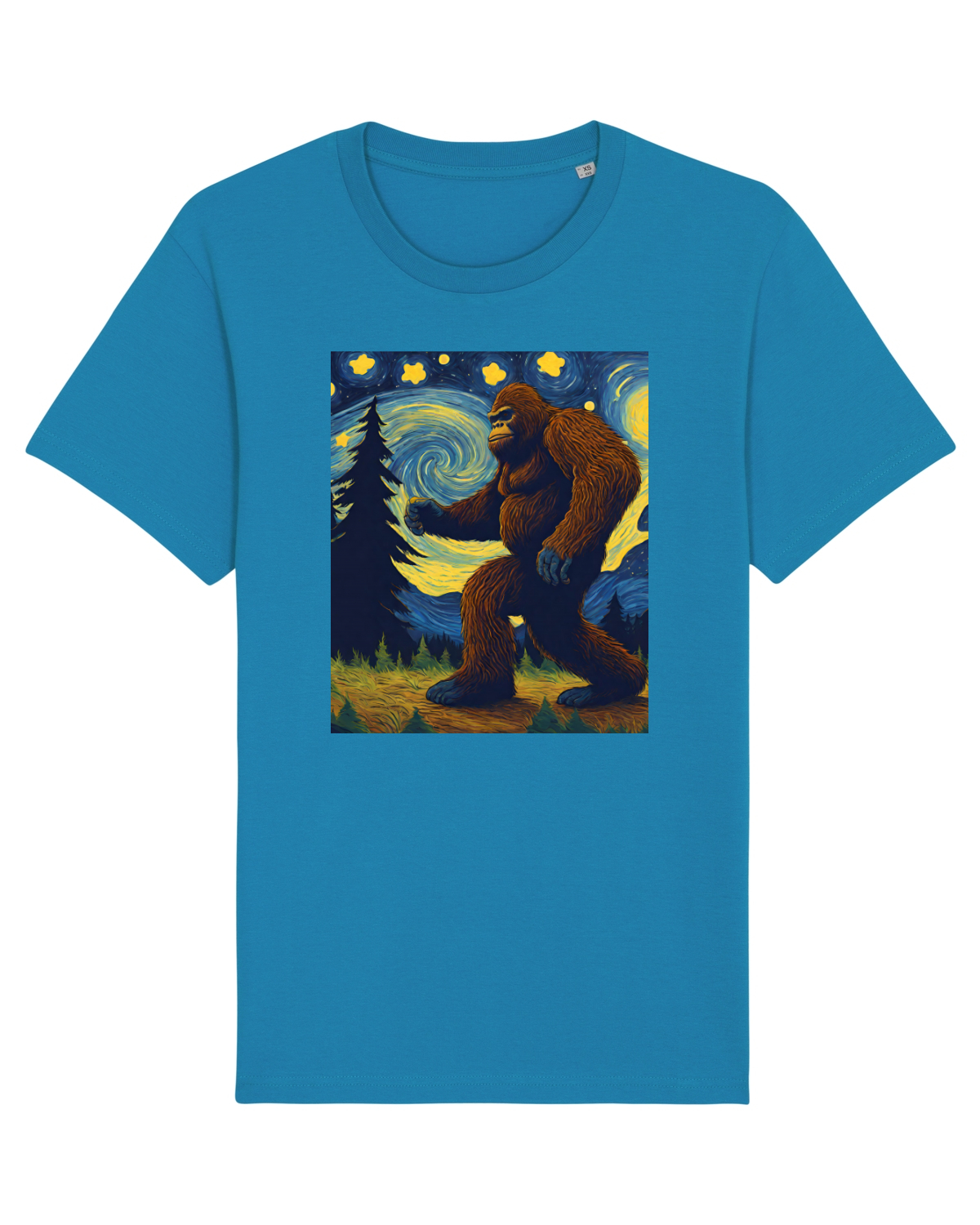Tricou mânecă scurtă Unisex Rocker Azur