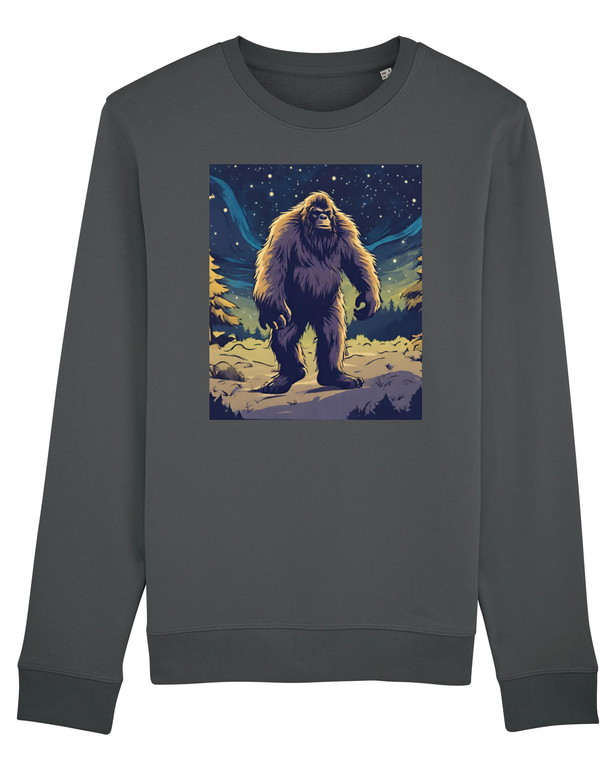 Bluză mânecă lungă Unisex Rise Anthracite