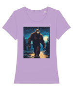 Stary Night Bigfoot Tricou mânecă scurtă guler larg fitted Damă Expresser