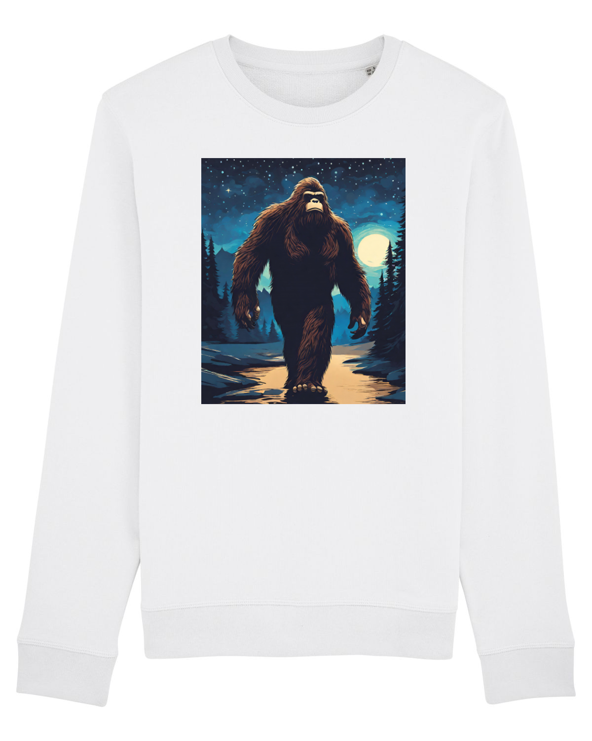 Bluză mânecă lungă Unisex Rise White