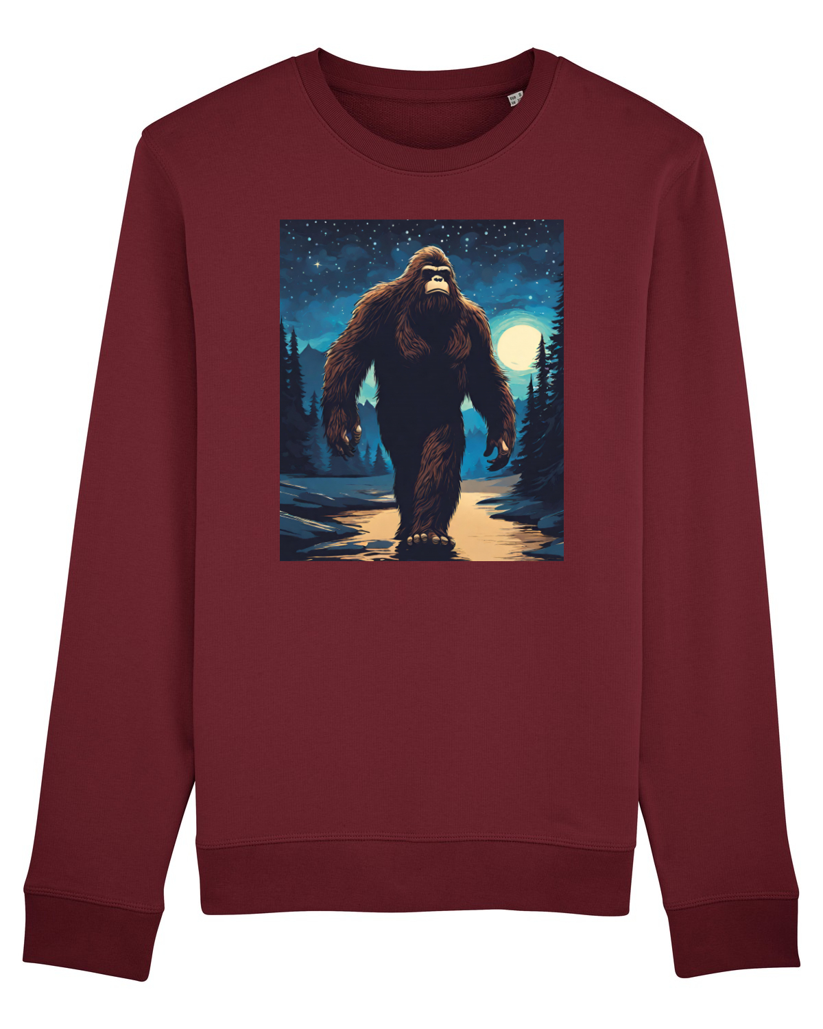 Bluză mânecă lungă Unisex Rise Burgundy
