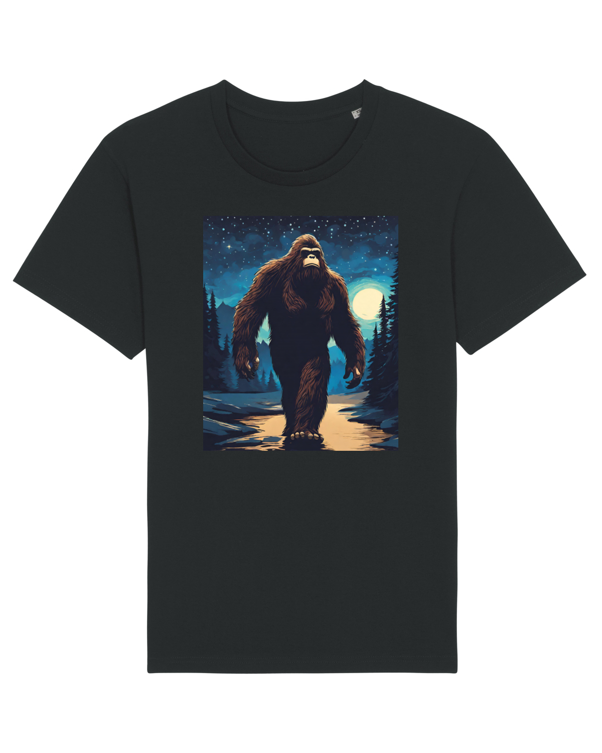 Tricou mânecă scurtă Unisex Rocker Black