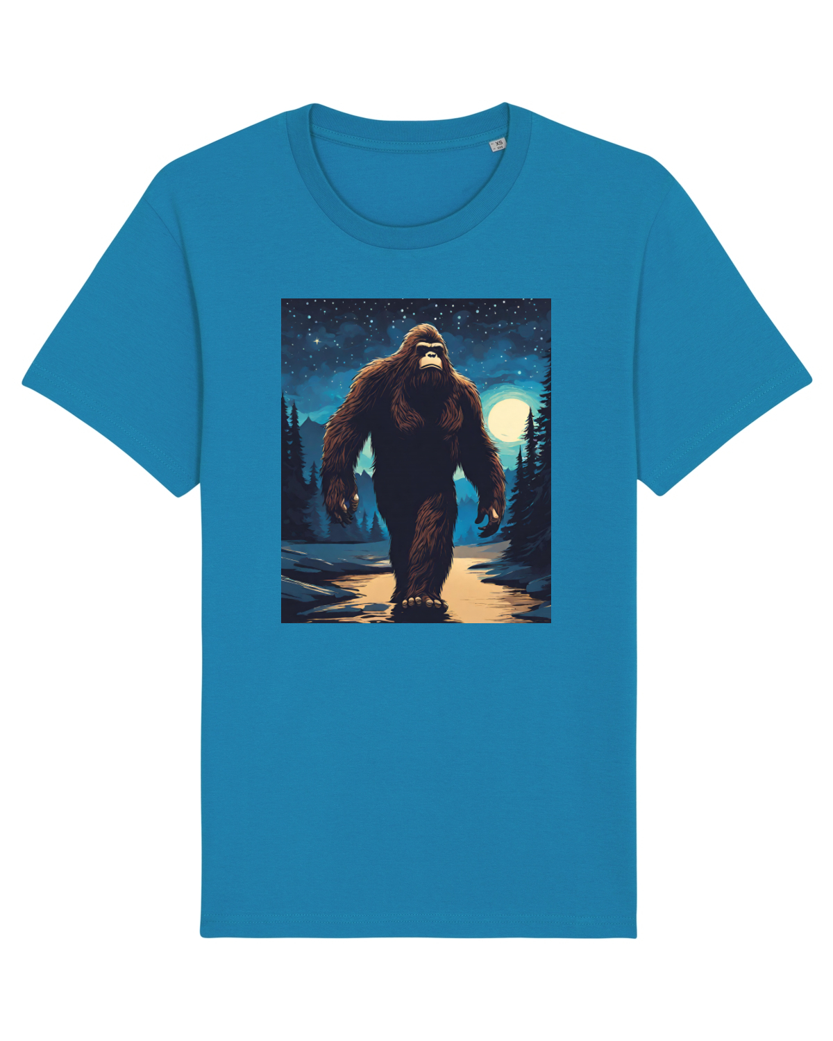 Tricou mânecă scurtă Unisex Rocker Azur