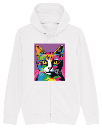 Pop Art  Cat White