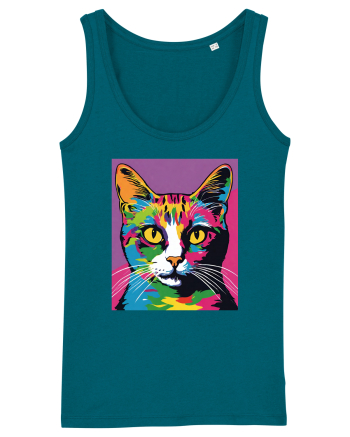 Pop Art  Cat Ocean Depth