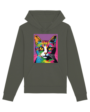 Pop Art  Cat Khaki