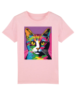 Pop Art  Cat Tricou mânecă scurtă  Copii Mini Creator