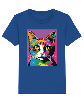 Pop Art  Cat Majorelle Blue