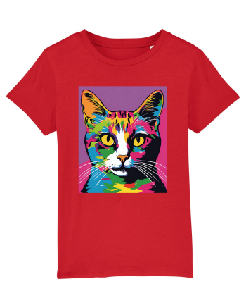 Pop Art  Cat Red