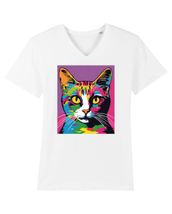 Pop Art  Cat White