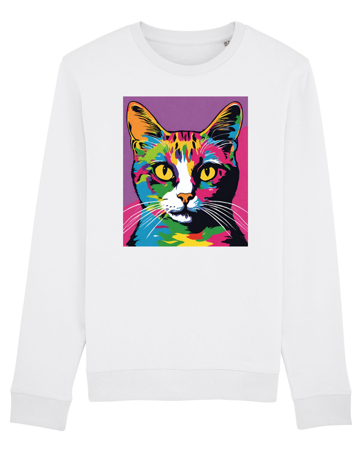 Bluză mânecă lungă Unisex Rise White