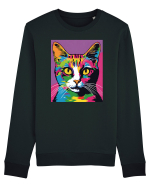 Pop Art  Cat Bluză mânecă lungă Unisex Rise