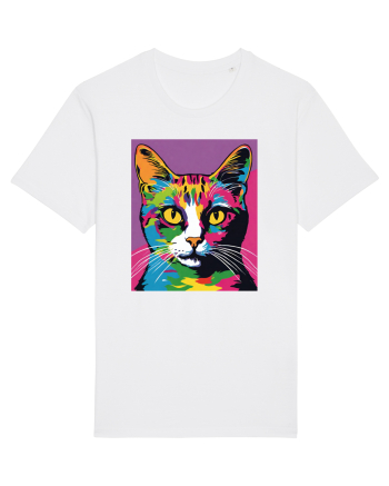 Pop Art  Cat White