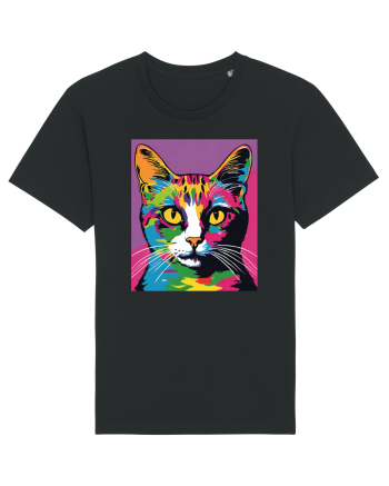 Pop Art  Cat Black