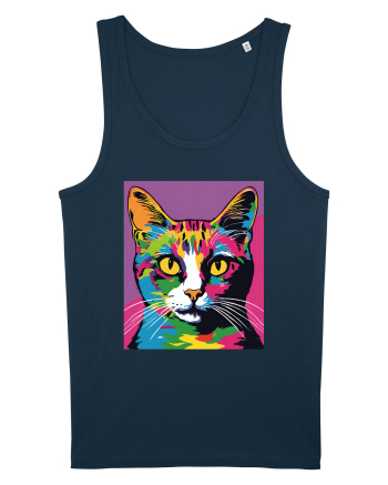 Pop Art  Cat Navy
