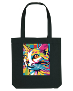 Pop Art  Cat Sacoșă textilă