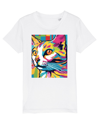 Pop Art  Cat White