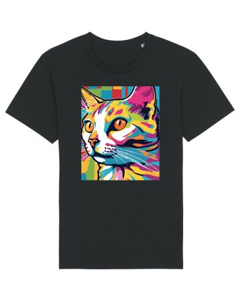 Pop Art  Cat Black