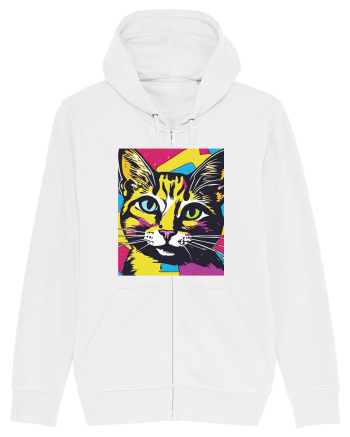 Pop Art  Cat White