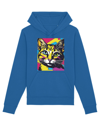 Pop Art  Cat Royal Blue