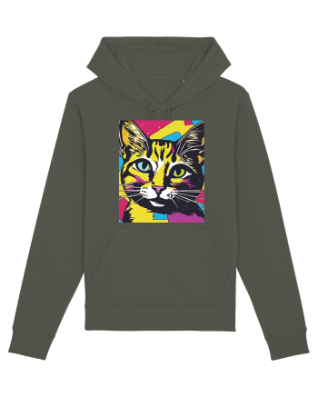 Pop Art  Cat Khaki