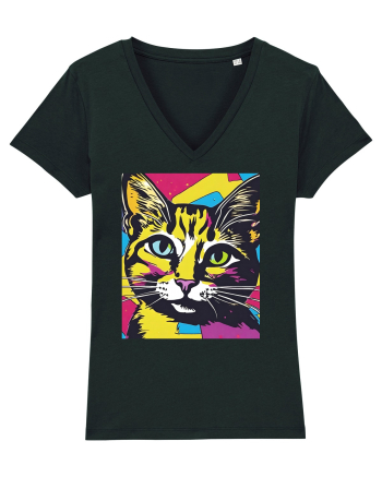 Pop Art  Cat Black