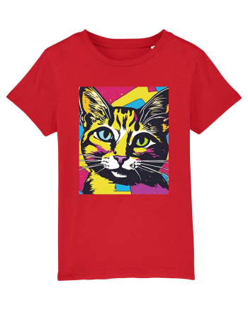Pop Art  Cat Red