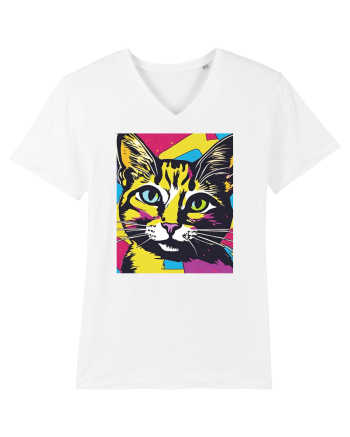 Pop Art  Cat White