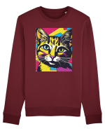 Pop Art  Cat Bluză mânecă lungă Unisex Rise