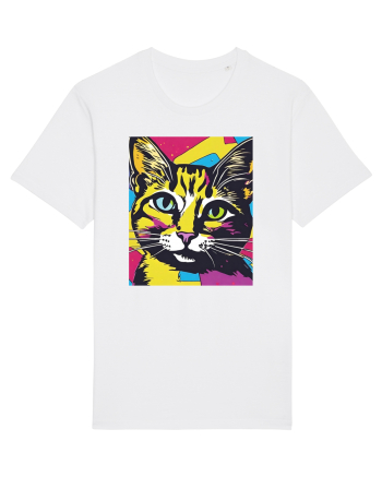 Pop Art  Cat White