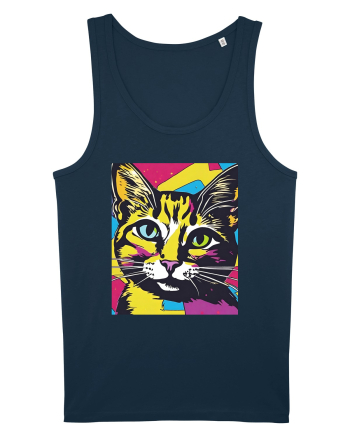 Pop Art  Cat Navy