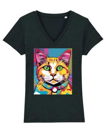 Pop Art  Cat Black