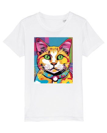Pop Art  Cat White