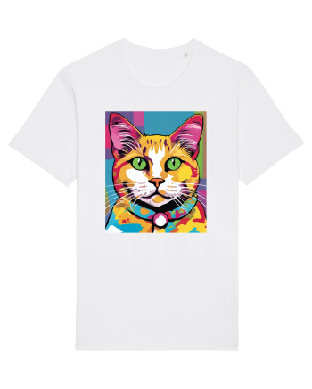 Pop Art  Cat White