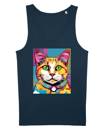 Pop Art  Cat Navy