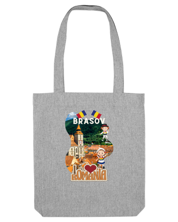 Brasov I love Romania Heather Grey