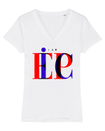 I am EPIC Tricou mânecă scurtă guler V Damă Evoker