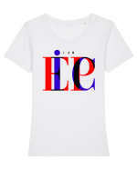 I am EPIC Tricou mânecă scurtă guler larg fitted Damă Expresser