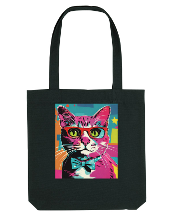 Pop Art  Cat Black