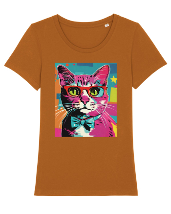 Pop Art  Cat Roasted Orange